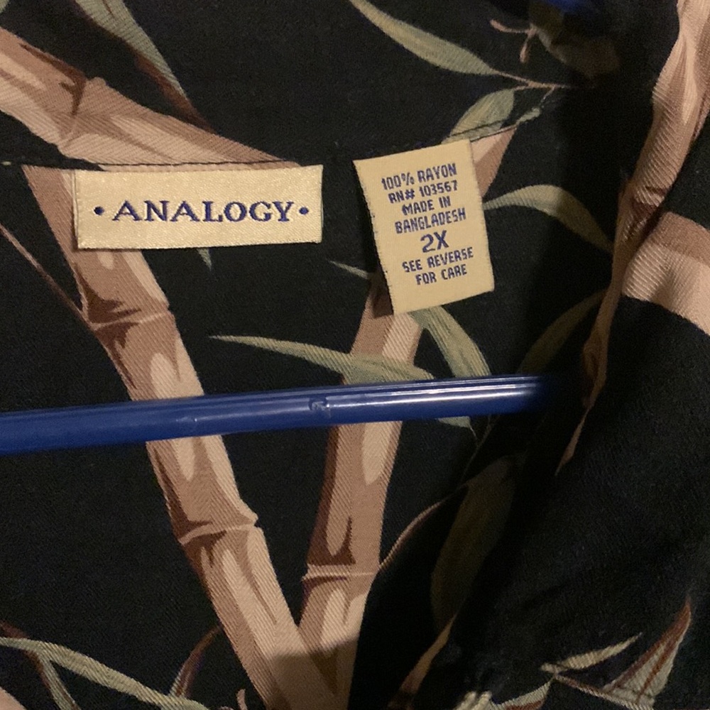 Analogy Button Down Top Size 2x - image 3